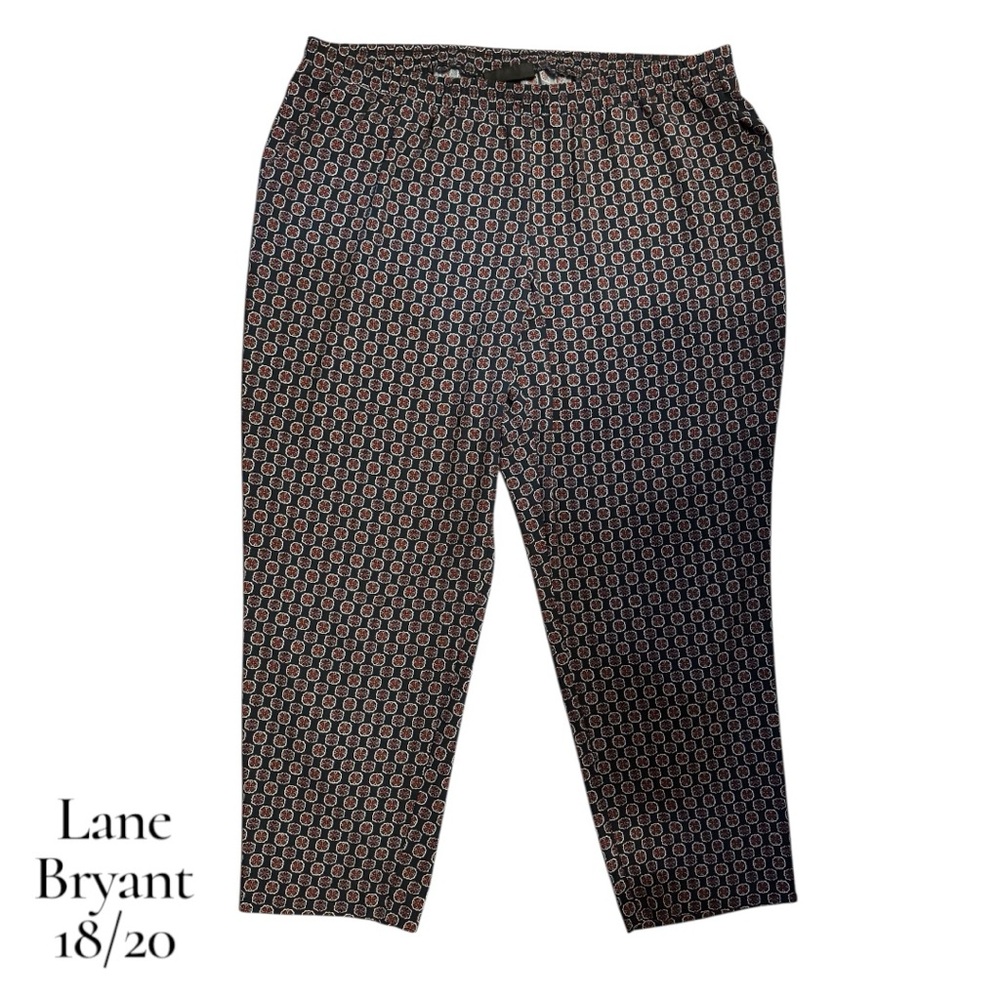 Lane Bryant OFFICE/CAREER Patterned Women's Trousers PLUS: 18/20 #X - Picture 1 of 6